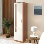 Modern & Contemporary Style 1 Door Almirah | Wardrobe cherry&hite 72/18