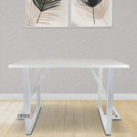 Heavy-Duty Reading Writing Laptop Desk Table with Metal Frame