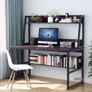 Multi-Purpose Computer Table Reading Desk, Metal Body Spacious Desktop Table, Long Lasting and Comfortable Reading Table for Home or Office Use