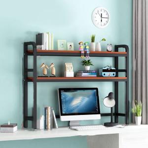 img Iron Table Organizer – 24x30-Inch Lateral Filing Display Shelf with 2 Shelves