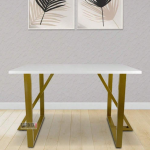 Heavy-Duty Reading Writing Laptop Desk Table with Metal Frame